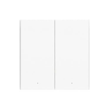 Comutator Wireless AQARA H1, Dublu Rocker (Zigbee 3.0), Control Scene/Dispozitive, Compatibil HomeKit/Alexa/Google Assistant, Baterie 5 Ani, Alb