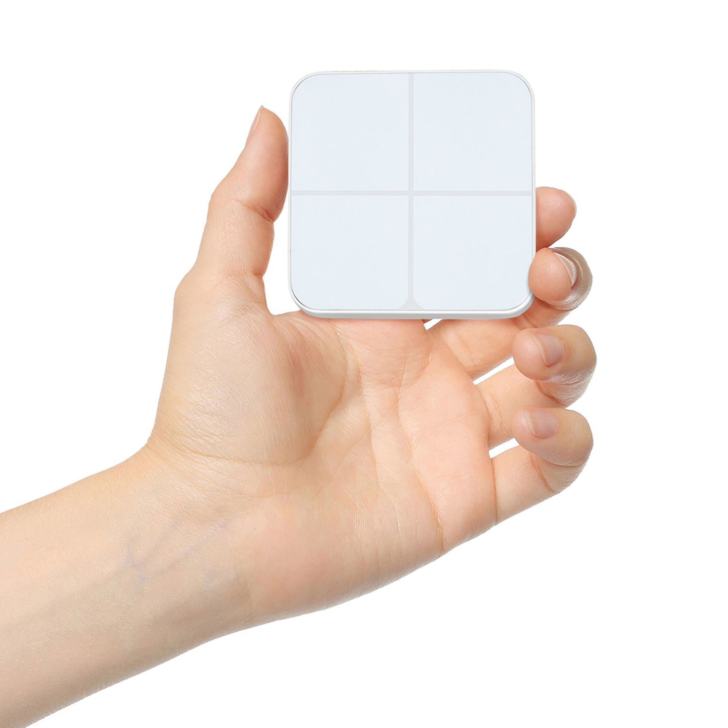 Telecomandă Smart AEOTEC WallMote Quad, 4 Butoane Touch, Control Wireless Dispozitive & Scene, Funcție Slider, Feedback Vibration, LED Color, Tehnologie Z-Wave Plus, Fixare Perete / Portabil