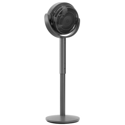 Ventilator Turn cu picior LEVOIT, LPF-R432-AEUR, 12 Viteze, 4 Moduri Funcționare, Senzor Temperatură, 110.8 cm, Oscilație 120°, Telecomandă, Negru & Auriu
