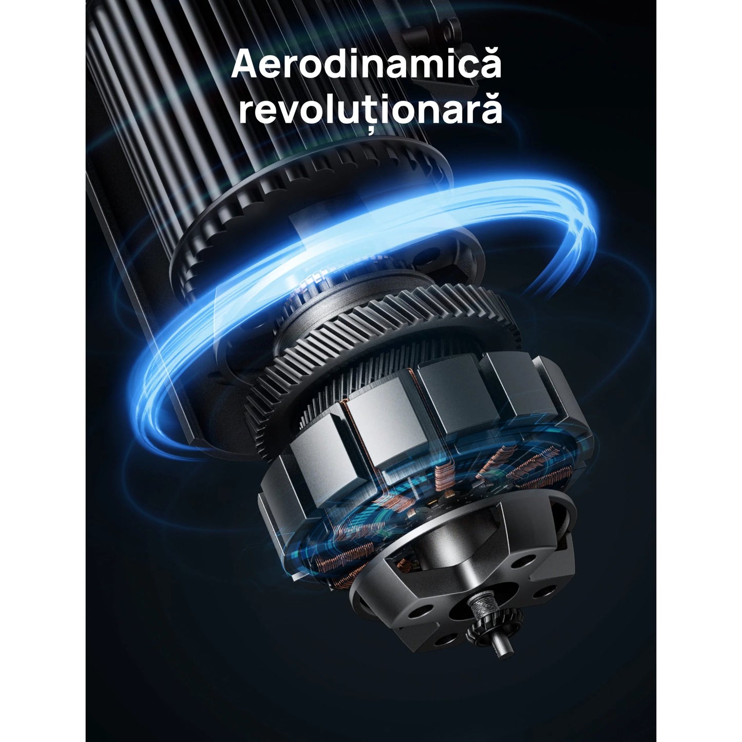 Ventilator Turn Smart DREO Cruiser DR-HTF011S, 9 Viteze, 4 Moduri Funcționare, 106 cm, HyperSilent 25dB, Oscilație 90°, Telecomandă, Negru