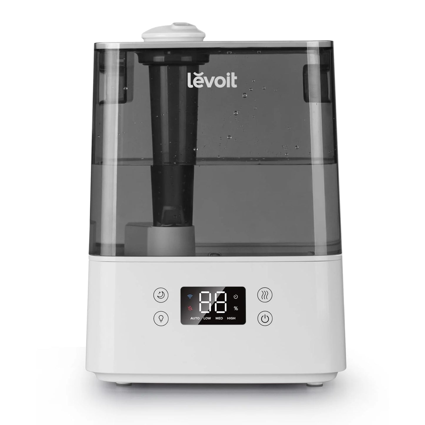 Umidificator de aer Smart LEVOIT Classic 300S, Wi-Fi, Rezervor 6L, Silentios, Funcție AUTO, Aromaterapie, Autonomie 60 ore, Gri