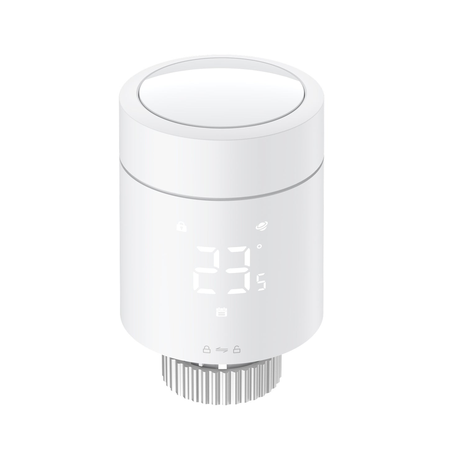 Termostat Calorifer Smart AQARA Thermostat W600, Matter over Thread & Zigbee, Spatial Intelligence, Compatibil Apple Home/Google/Alexa/SmartThings, Autonomie 2 Ani, Ecran LED Rotativ