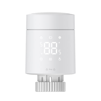 Termostat Calorifer Smart AQARA Thermostat W600, Matter over Thread & Zigbee, Spatial Intelligence, Compatibil Apple Home/Google/Alexa/SmartThings, Autonomie 2 Ani, Ecran LED Rotativ
