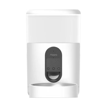 Dispancer Hrănire Animale Smart AQARA C1, Zigbee, Control Aplicație, Programare Cantitate & Timp, Compatibil Smart Home, Materiale Sigur Alimentar, Funcționare Baterii Opțională