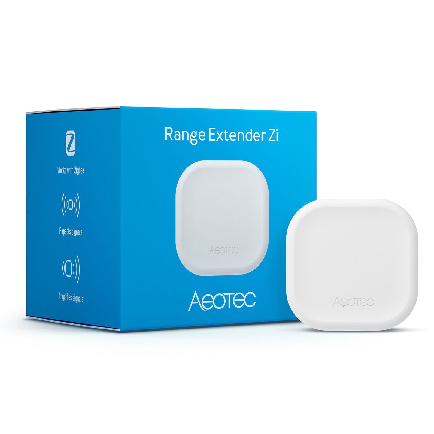 Amplificator Smart AEOTEC Range Extender Zi, Tehnologie Zigbee, Compatibil SmartThings & Home Assistant