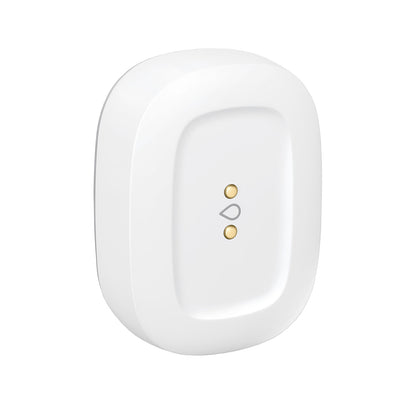 Senzor Smart AEOTEC Water Leak, Tehnologie Zigbee 3.0, Detectare Scurgeri & Inundații, Monitorizare Temperatură, Notificări SmartThings, Compact & Slim, Baterie CR2