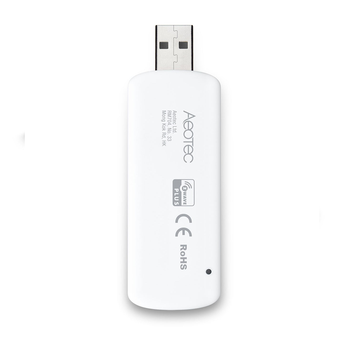 USB Gateway AEOTEC Z-Stick Gen5+, Controler Z-Wave Plus, Baterie Integrată, Plug & Play, SmartStart, S2 Security, Compatibilitate Cross-Platform, Automatizări Smart Home
