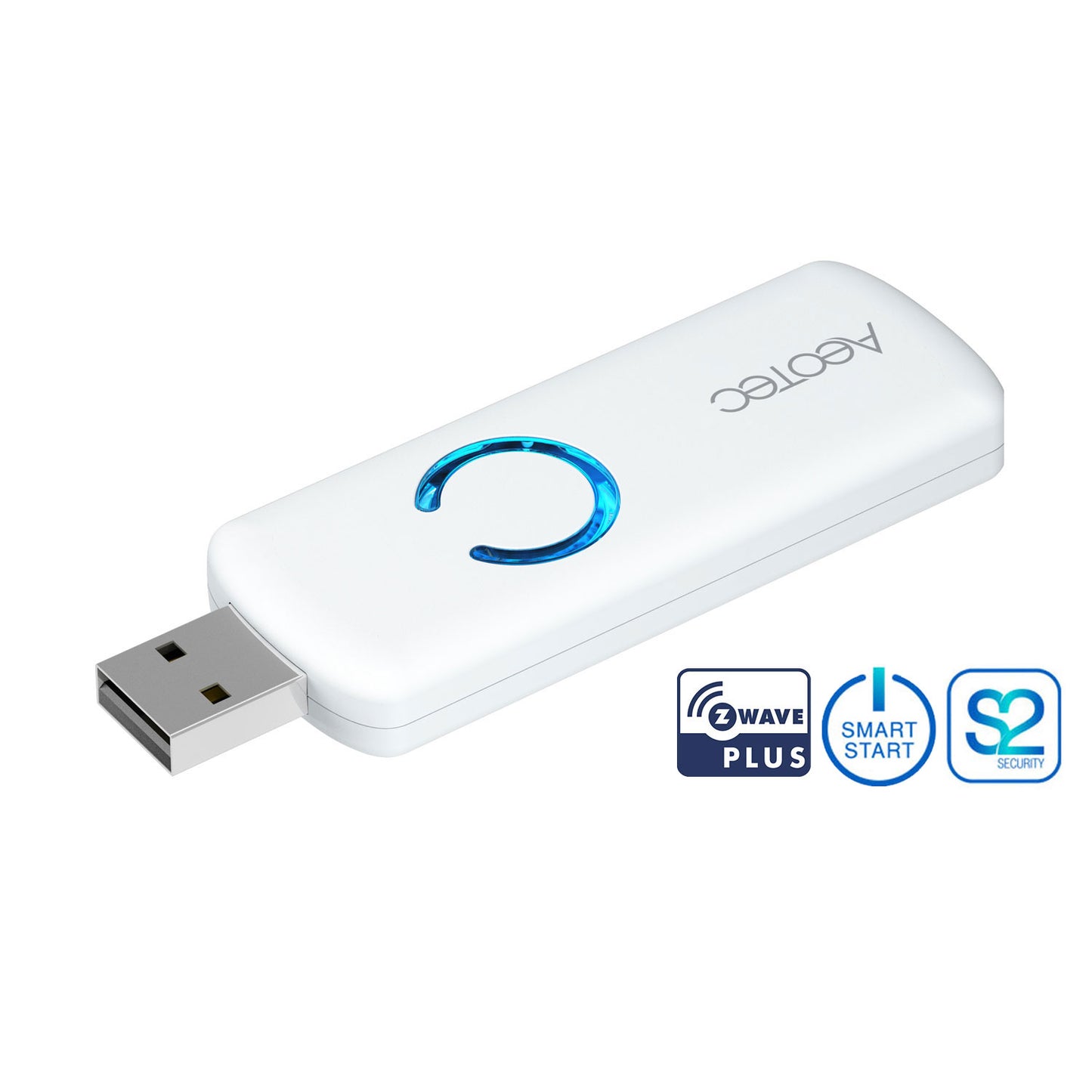 USB Gateway AEOTEC Z-Stick Gen5+, Controler Z-Wave Plus, Baterie Integrată, Plug & Play, SmartStart, S2 Security, Compatibilitate Cross-Platform, Automatizări Smart Home