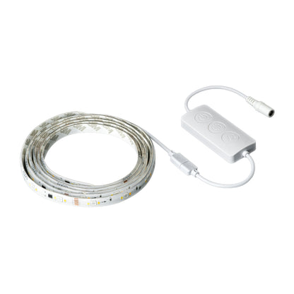 Bandă LED Smart AQARA LED Strip T1, RGBIC + Alb Reglabil (Zigbee 3.0, 16 Milioane Culori, Gradient Multicolor, Repeater Zigbee, Compatibilă Matter/HomeKit/Google/Alexa/IFTTT), 2 m