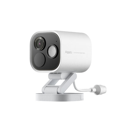 Cameră Supraveghere Smart AQARA G5 Pro, POE, Rezoluție 2K QHD, Recunoaștere AI, Zigbee 3.0, Câmp Vizual 133°, Unghi Detecție 100°/65°, Alb
