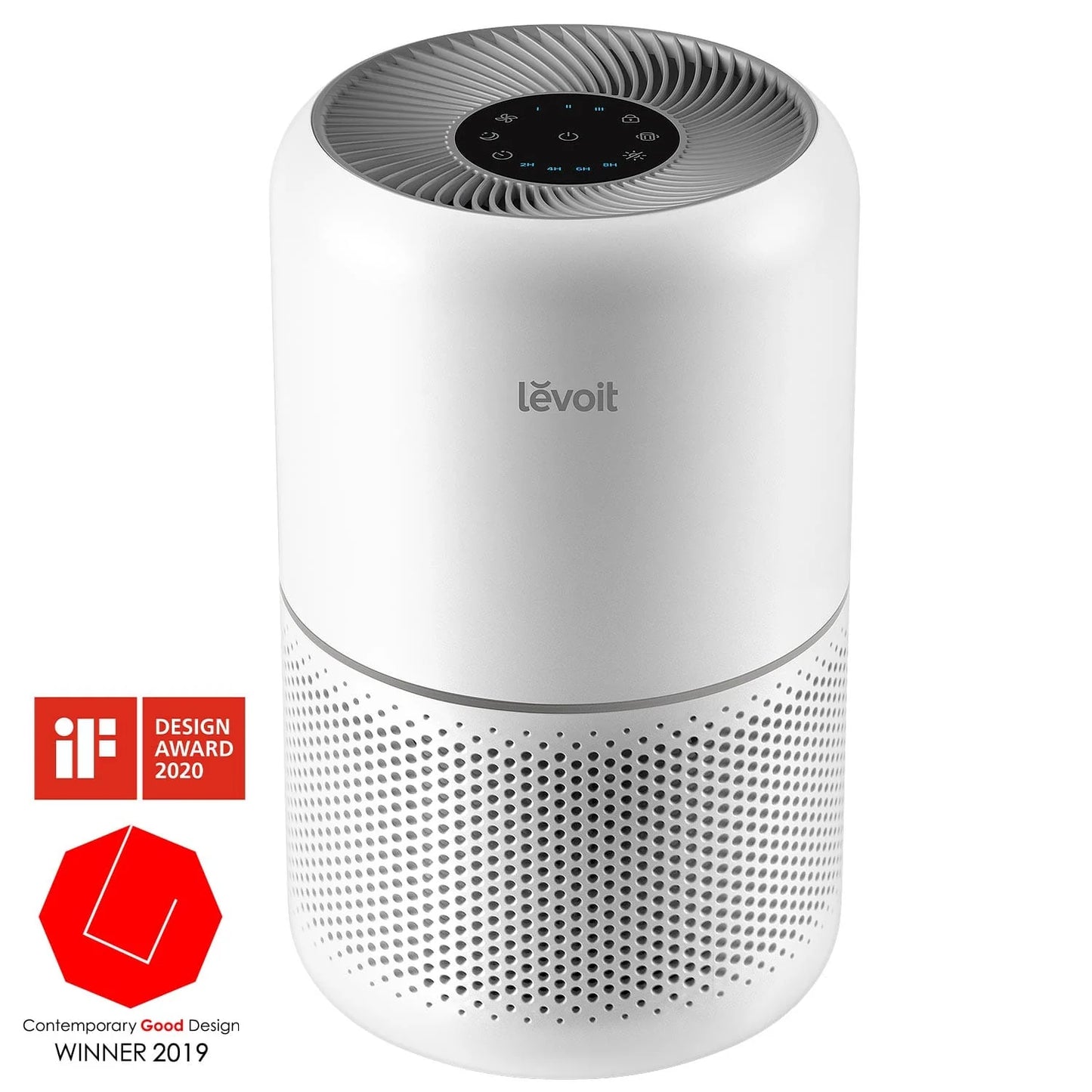 Purificator de aer LEVOIT Core 300, Filtru 3 în 1 True HEPA, Carbon Activ, Super Silent, Ozone Free, 3 trepte de viteză, Panou Comandă Touch Screen