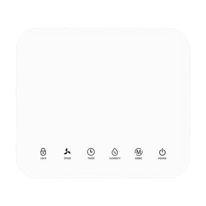 Dezumidificator de aer EVOAIR ComfoDry 20, Senzor Umiditate, Uscare Rufe, Mod Noapte, Lumină Ambientală, Drenaj Continuu, Rezervor 3.8L, Capacitate 20L/24 ore, Alb