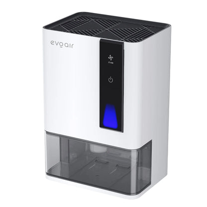Dezumidificator de aer EVOAIR HIDRY PLUS, Funcție AUTO Dezghețare, 3 Viteze, Lumină Ambientală (7 culori), Rezervor 1.9L, Capacitate 900ml/24 ore