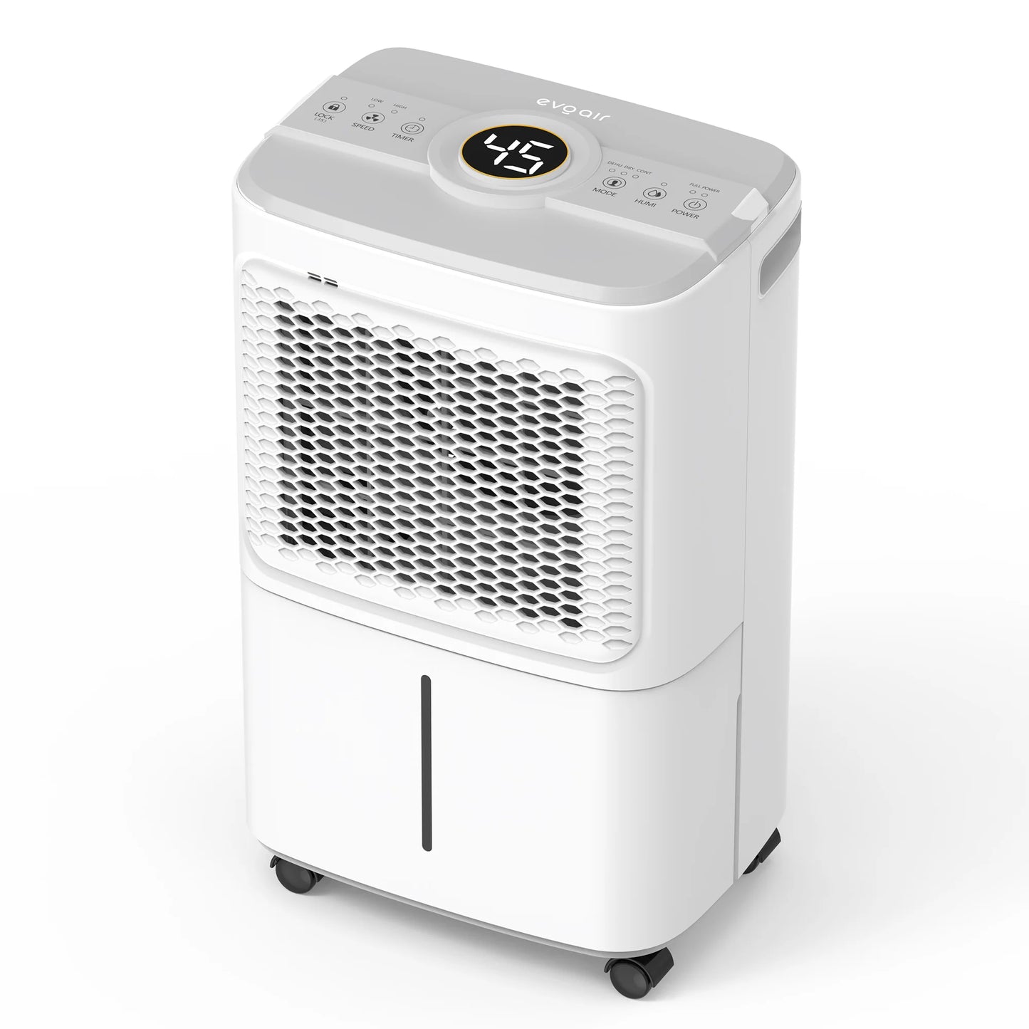 Dezumidificator de aer EVOAIR Dryora 12, Senzor Umiditate, Dezumidificare Continuă, Uscare Rufe, Lumină Ambientală, Rezervor 1.6L, Capacitate 12L/24 ore