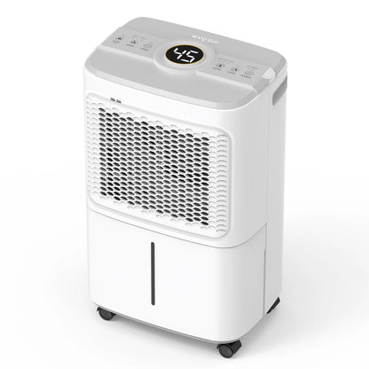 Dezumidificator de aer EVOAIR Dryora 10, Senzor Umiditate, Dezumidificare Continuă, Uscare Rufe, Lumină Ambientală, Rezervor 1.6L, Capacitate 10L/24 ore