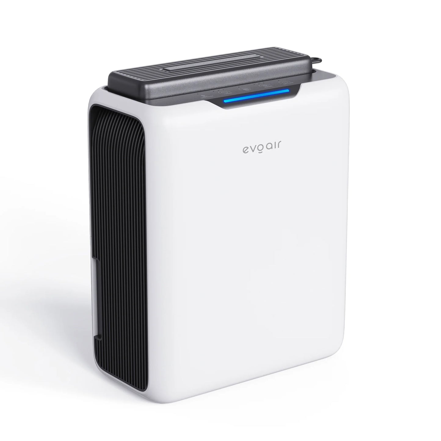 Dezumidificator de aer EVOAIR HUMIXDUO, 3 Moduri Funcționare, Lumină Ambientală, Rezervă Silicagel, Timer 48 ore, Rezervor 2.5L, Capacitate 500ml/24 ore