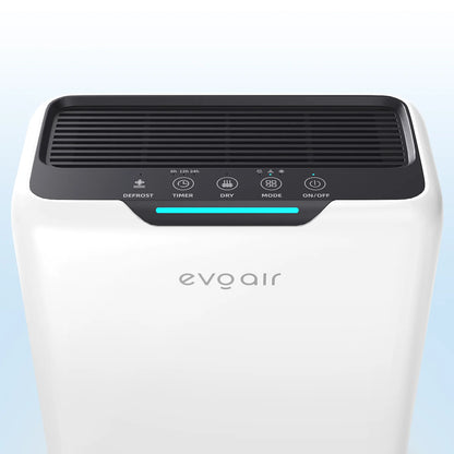 Dezumidificator de aer EVOAIR HUMIXDUO, 3 Moduri Funcționare, Lumină Ambientală, Rezervă Silicagel, Timer 48 ore, Rezervor 2.5L, Capacitate 500ml/24 ore