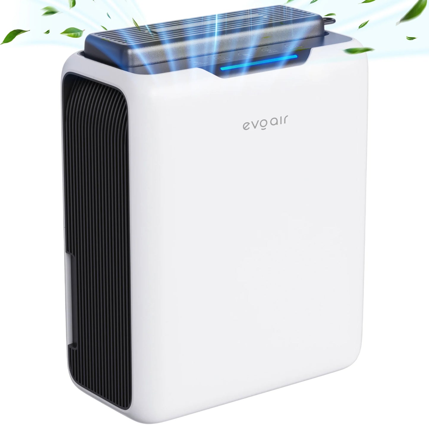 Dezumidificator de aer EVOAIR HUMIXDUO, 3 Moduri Funcționare, Lumină Ambientală, Rezervă Silicagel, Timer 48 ore, Rezervor 2.5L, Capacitate 500ml/24 ore