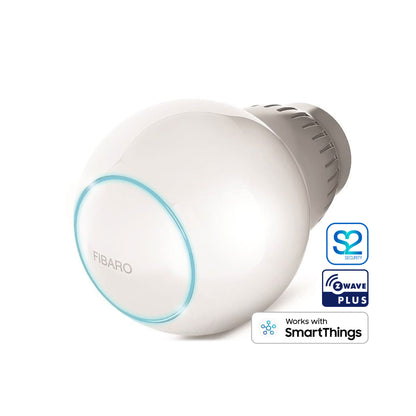 Termostat Calorifer Smart FIBARO Heat Controller, Cap Z-Wave, Reglare Automată Temperatură, Montaj Fără Scule, Programare Săptămânală, Baterie Reîncărcabilă Li-Poly