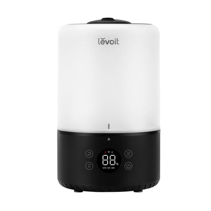 Umidificator de aer Smart LEVOIT Dual 200S PRO, Wi-Fi, Ultrasonic, Rezervor 3L, Aromaterapie, Funcție AUTO, Autonomie 25 ore, Negru