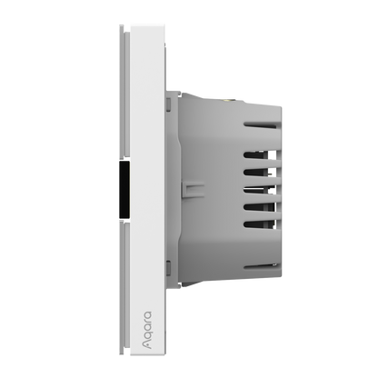 Întrerupător Smart AQARA Display Switch V1 EU, Zigbee & Matter over Bridge, 4 Butoane Configurabile, Ecran LCD 2.08”, Monitorizare Consum Energie, Senzor Prezență, Control Local & Automatizări Smart Home