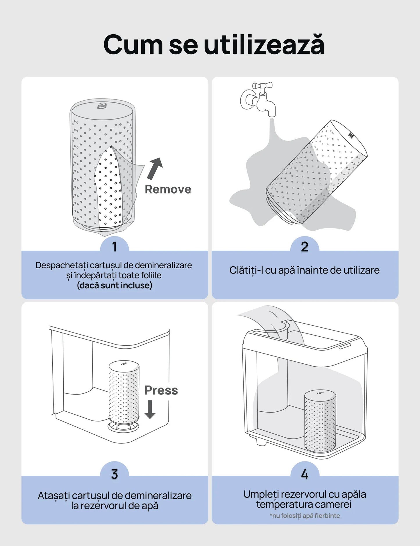 Filtru umidificator de aer DREO HPA017 - Set 3 bucăți