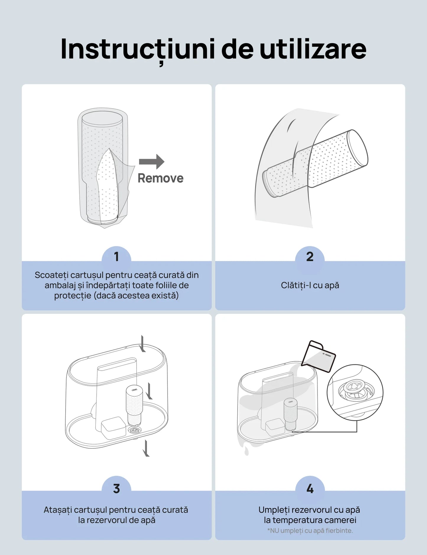 Filtru umidificator de aer DREO HPA020 - Set 3 bucăți