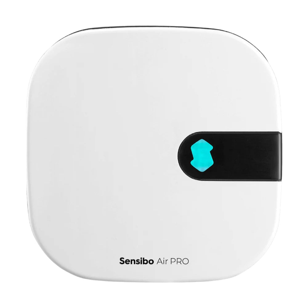 Termostat Aer Condiționat Smart SENSIBO Air Pro, Wi-Fi, Senzor Umiditate, Senzor Temperatură, Senzor VOC, Senzor CO2, Control Remote, Alexa, Google Home, Apple HomeKit, SmartThings, Alb