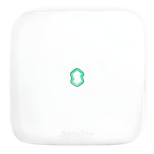 Senzor Calitate Aer Smart SENSIBO Elements, Wi-Fi, Senzor CO2, Senzor VOC, Senzor Umiditate, Senzor Temperatură, Indicator Poluare Aer, Compatibil Alexa & Google Home, Alb