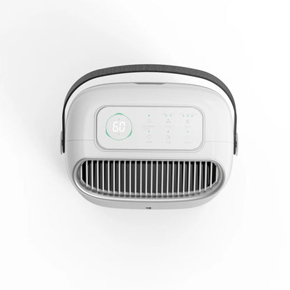 Dezumidificator de aer Smart EVOAIR NovaDry 12, Senzor Umiditate, Funcție Ionizare, Uscare Rufe, Lampă UVC, Curea Neagră, Rezervor 2.5L, Capacitate 12L/24 ore