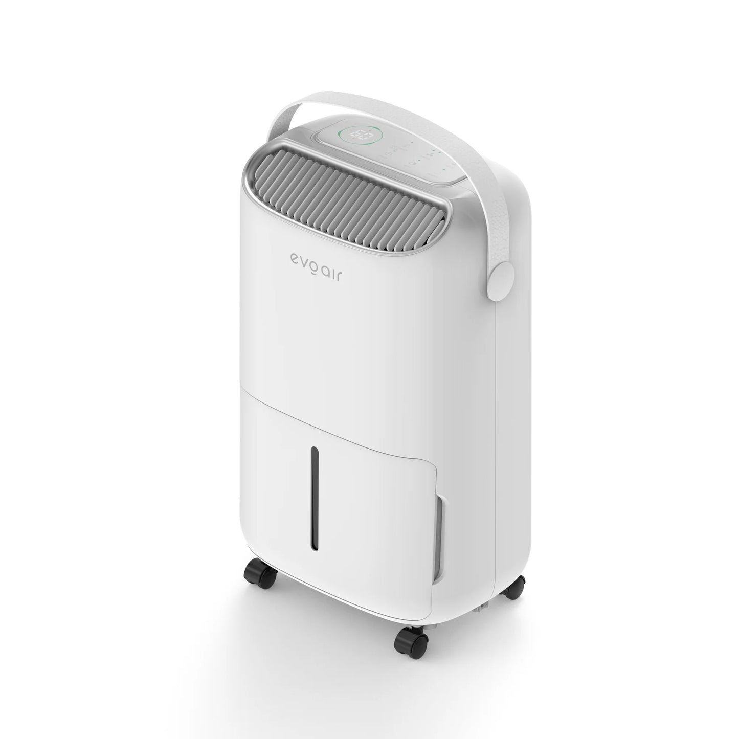Dezumidificator de aer Smart EVOAIR NovaDry 12, Senzor Umiditate, Funcție Ionizare, Uscare Rufe, Lampă UVC, Curea Crem, Rezervor 2.5L, Capacitate 12L/24 ore