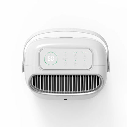 Dezumidificator de aer Smart EVOAIR NovaDry 16, Senzor Umiditate, Funcție Ionizare, Uscare Rufe, Lampă UVC, Curea Crem, Rezervor 2.5L, Capacitate 16L/24 ore