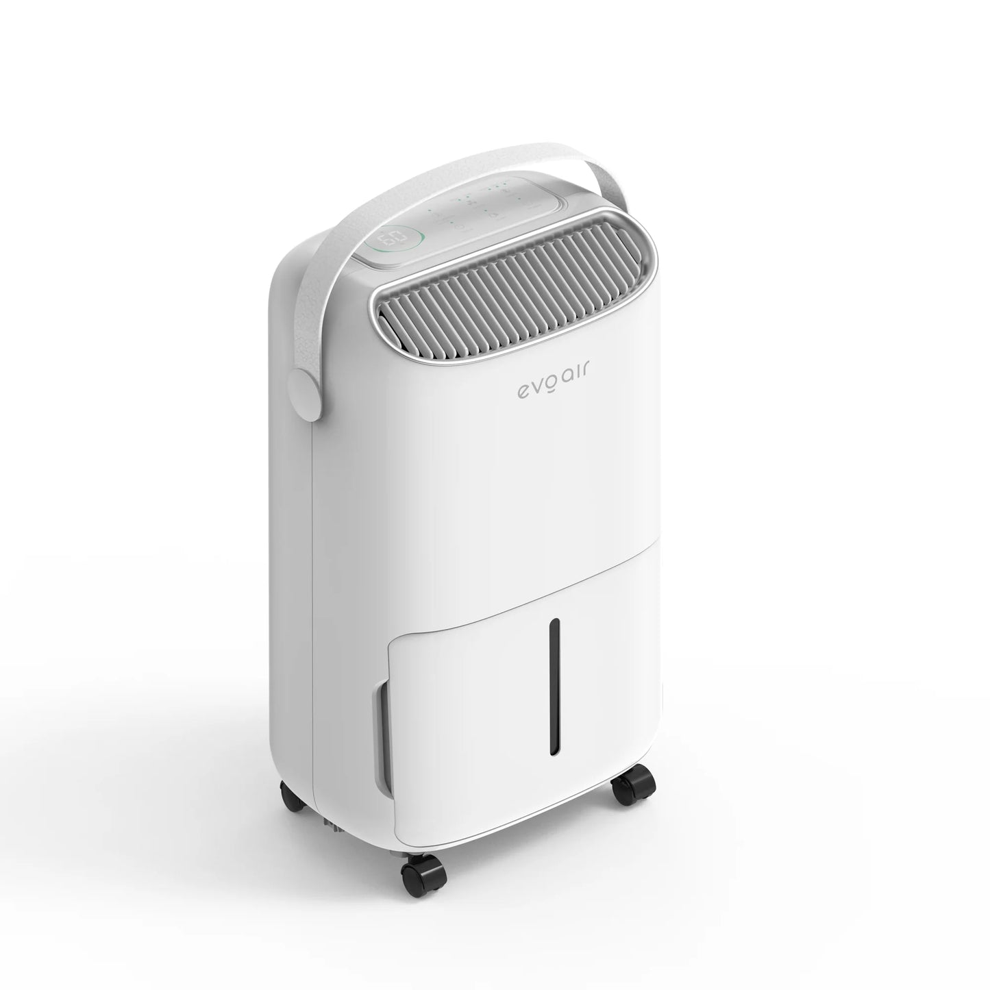 Dezumidificator de aer Smart EVOAIR NovaDry 12, Senzor Umiditate, Funcție Ionizare, Uscare Rufe, Lampă UVC, Curea Crem, Rezervor 2.5L, Capacitate 12L/24 ore