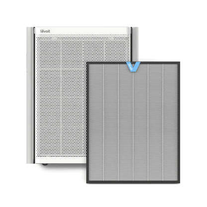 Filtru purificator de aer LEVOIT EverestAir, Original, 3 în 1 Pre-filtru, True HEPA, Carbon Activ