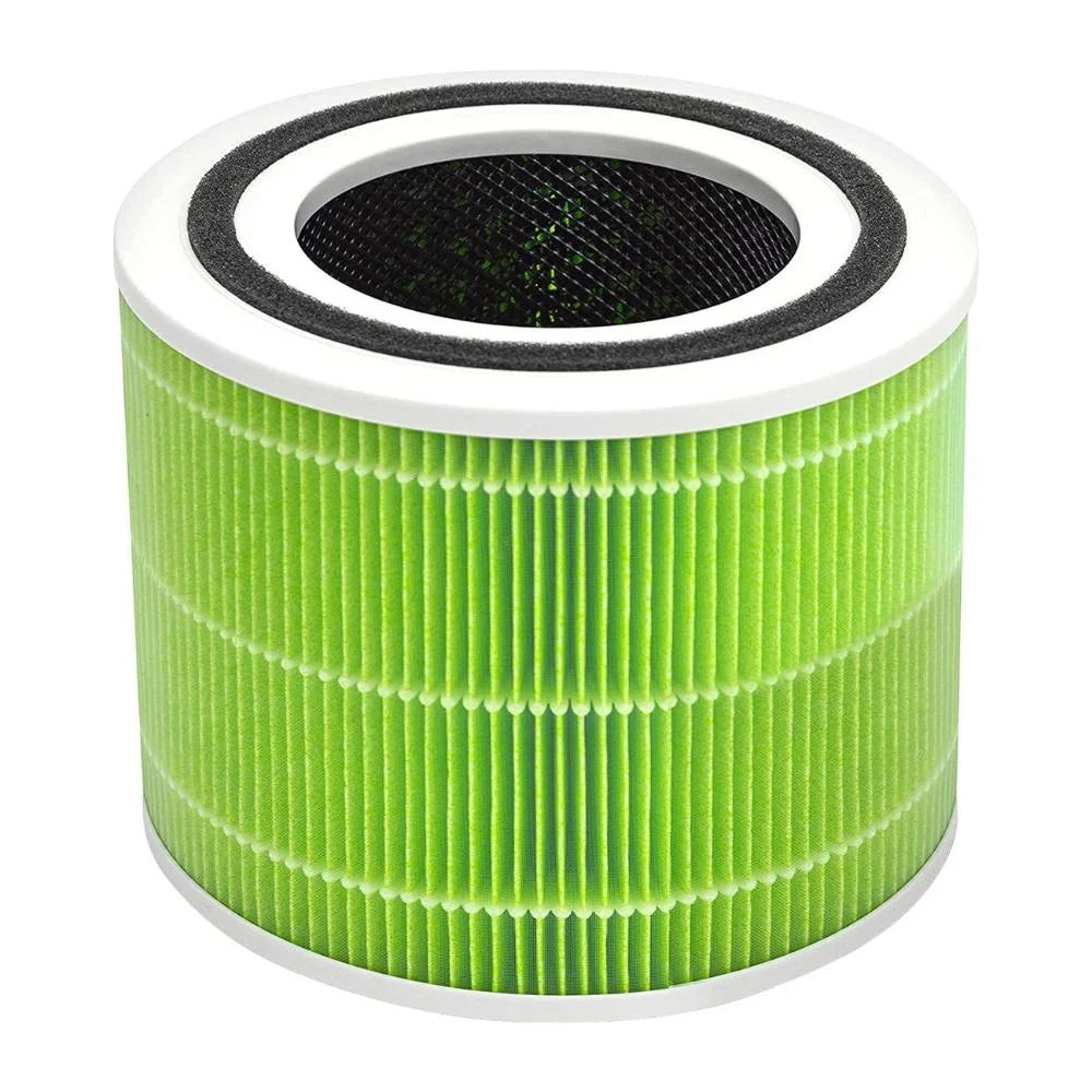 Filtru purificator de aer LEVOIT Core 300 / Core P350 pentru mucegai si bacterii, Original, 3 în 1, Pre filtru, True HEPA, Carbon Activ cu eficiență ridicată, Verde