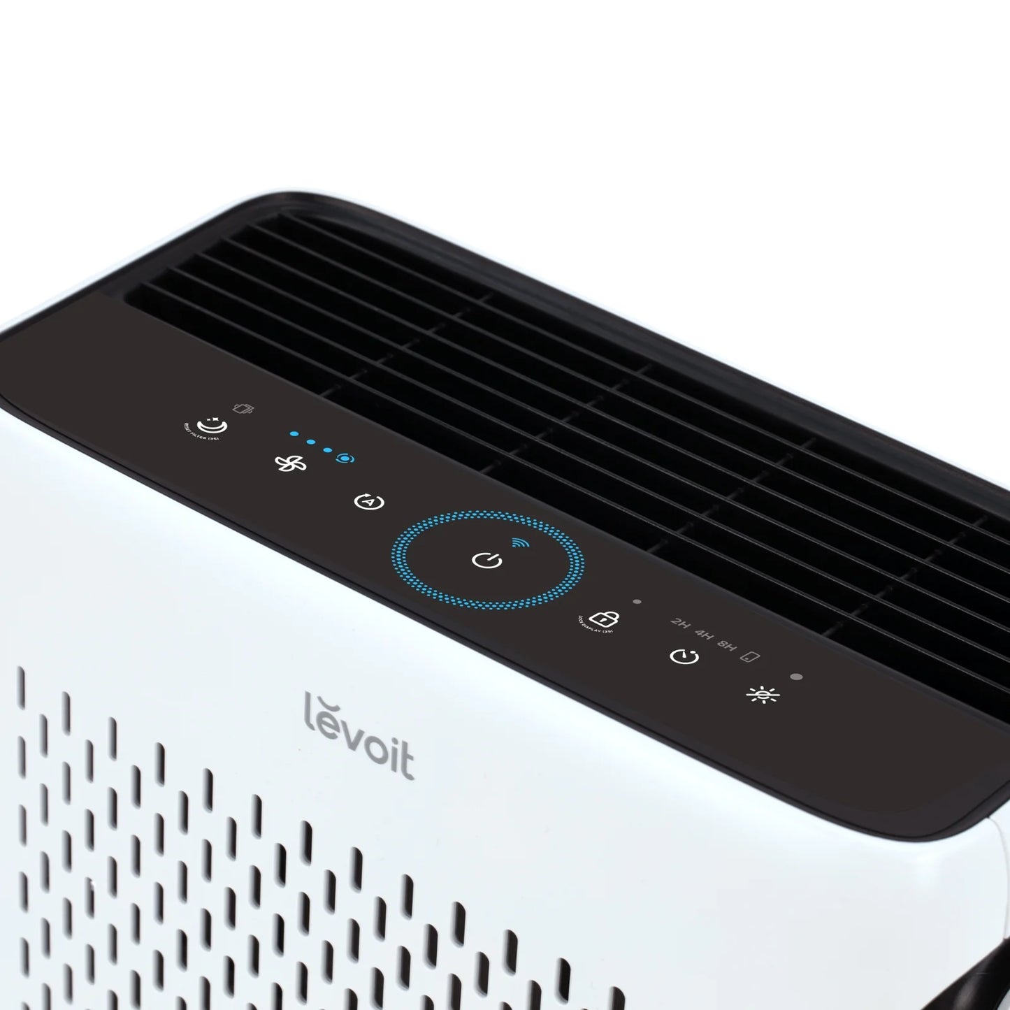 Purificator de aer Smart LEVOIT Vital 100S Wi-Fi, Filtru True HEPA, Carbon Activ, Nivel Zgomot 23 dB, Senzor Calitate Aer, Mod Noapte, Alb