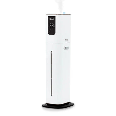 Umidificator de aer Smart LEVOIT OasisMist 1000S Cool Mist Tower, Wi-Fi, Rezervor 10L, Ultrasonic, Aromaterapie, Funcție AUTO, Autonomie 100 ore