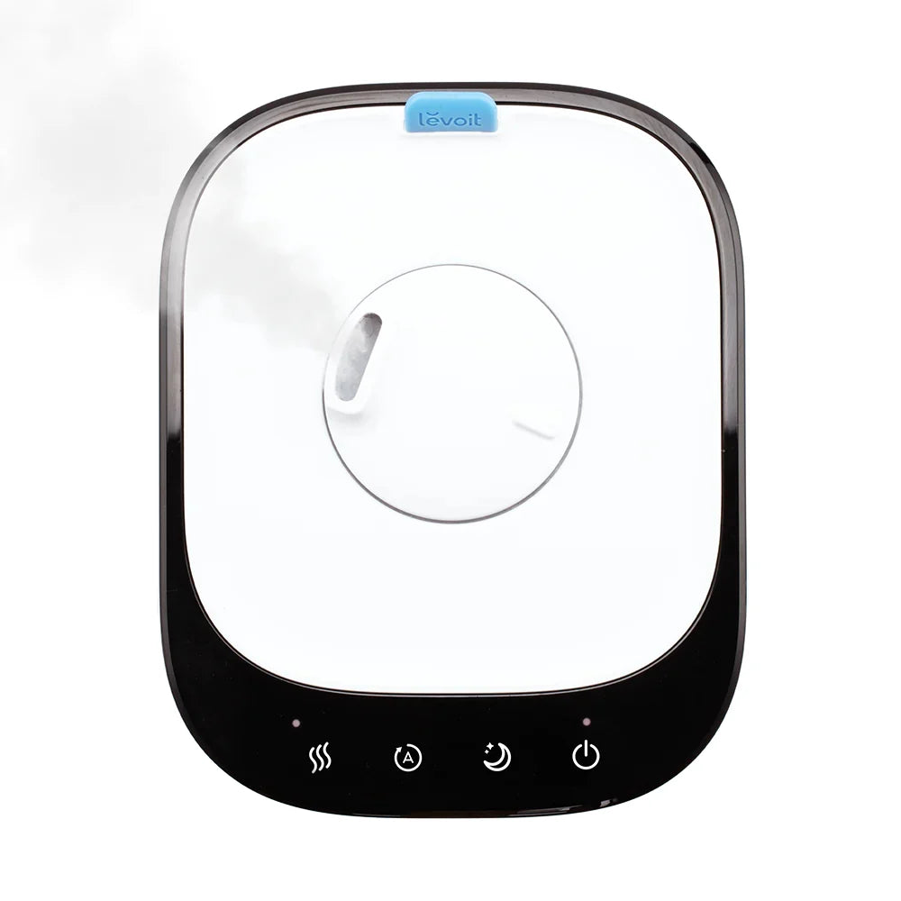 Umidificator de aer Smart LEVOIT OasisMist 1000S Cool Mist Tower, Wi-Fi, Rezervor 10L, Ultrasonic, Aromaterapie, Funcție AUTO, Autonomie 100 ore