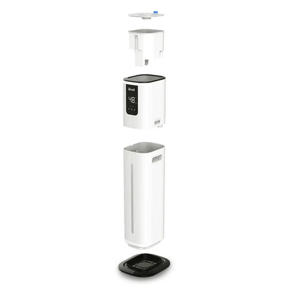 Umidificator de aer Smart LEVOIT OasisMist 1000S Cool Mist Tower, Wi-Fi, Rezervor 10L, Ultrasonic, Aromaterapie, Funcție AUTO, Autonomie 100 ore