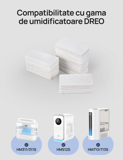 Set 24 Pad-uri Aromaterapie DREO - Compatibilitate DR-HHM