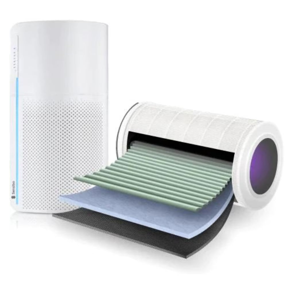 Filtru purificator de aer SENSIBO Pure, Original, 3 în 1, Pre-filtru, Filtru HEPA H13, Filtru Carbon Activ